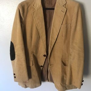 Corduroy blazer w/ elbow pads